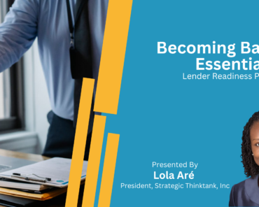 Becoming Bankable Essentials: Lender Readiness Coho ...