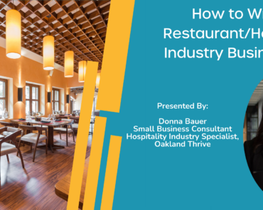 How to Write a Restaurant/Hospitality Industry Busi ...